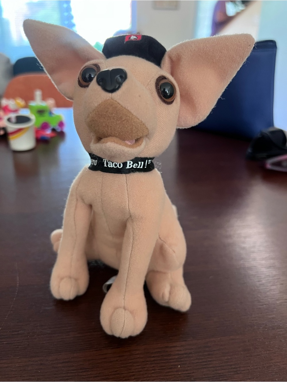 Taco Bell Beige Plush Chihuahua Dog Toy